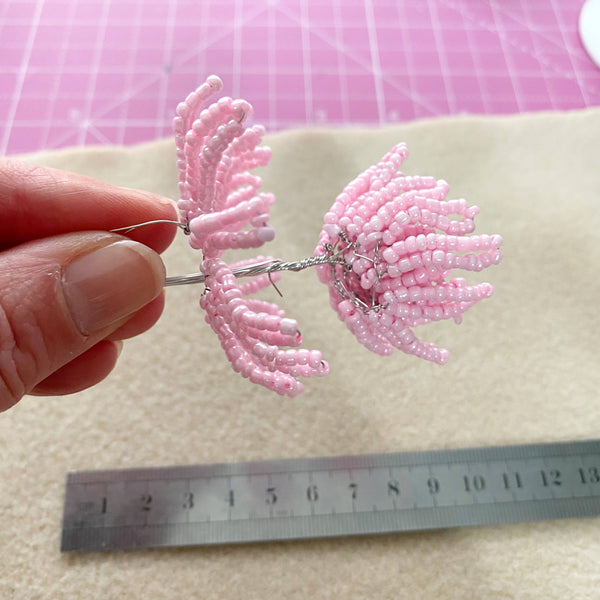 Chrysanthemum Beaded Flower Craft Kit -A creative gift idea.