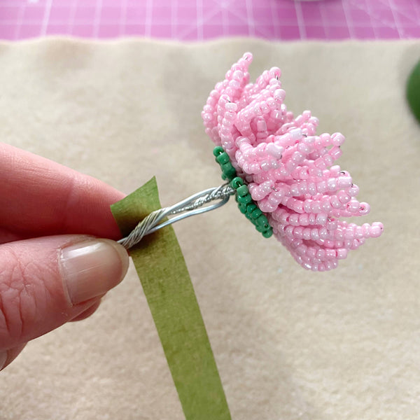 Chrysanthemum Beaded Flower Craft Kit -A creative gift idea.