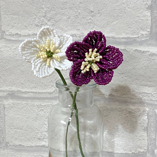 Hellebore Flower Bead Craft Kit -A creative gift idea.