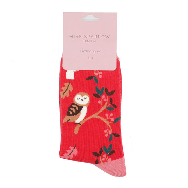 Miss Sparrow Woodland Red