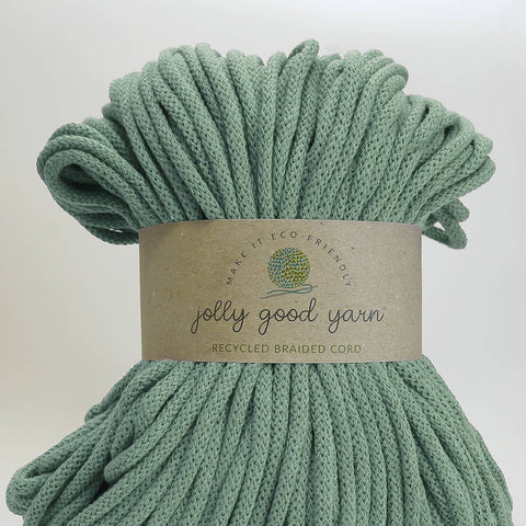 5mm Sidmouth Sea Green recycled cotton macrame cord (100m)