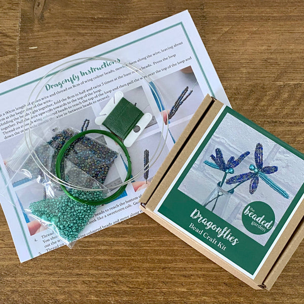 Dragonflies Bead Craft Kit -A creative gift idea.