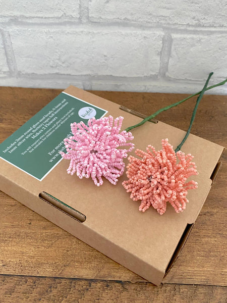 Chrysanthemum Beaded Flower Craft Kit -A creative gift idea.