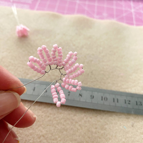 Chrysanthemum Beaded Flower Craft Kit -A creative gift idea.