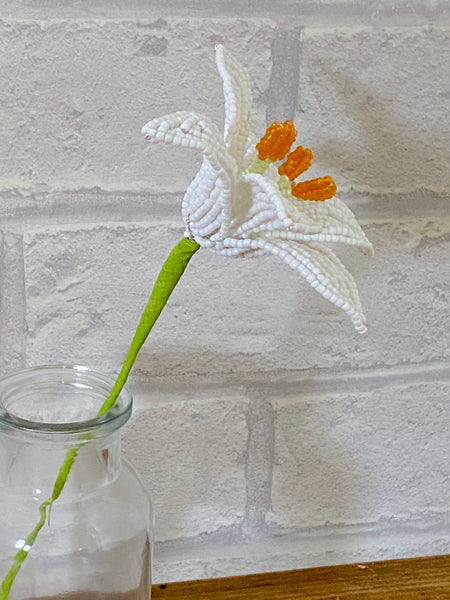 Lily Flower Bead Craft Kit -A creative gift idea.