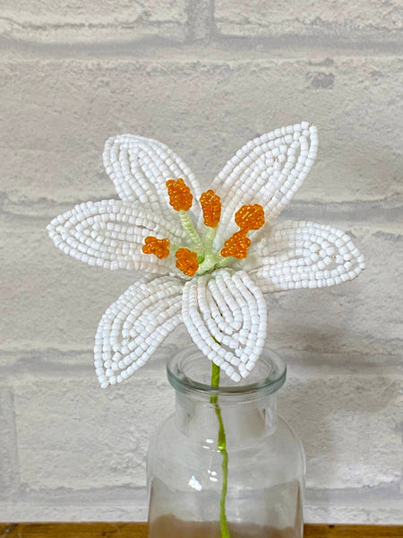 Lily Flower Bead Craft Kit -A creative gift idea.