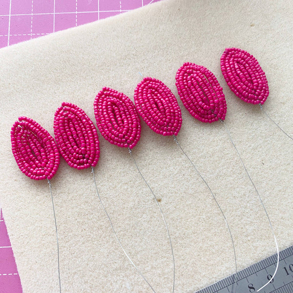 Tulip Beaded Flower Craft Kit -  A creative gift idea.