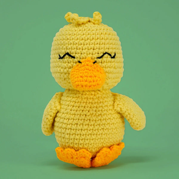 Knitty Critters - Pouch Pals - Danny Duckling