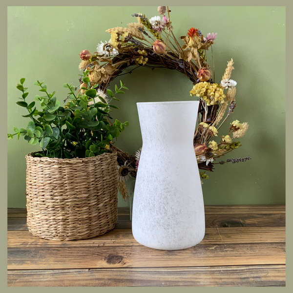 Handmade Caramel and Greys Hummimg Bird Vase