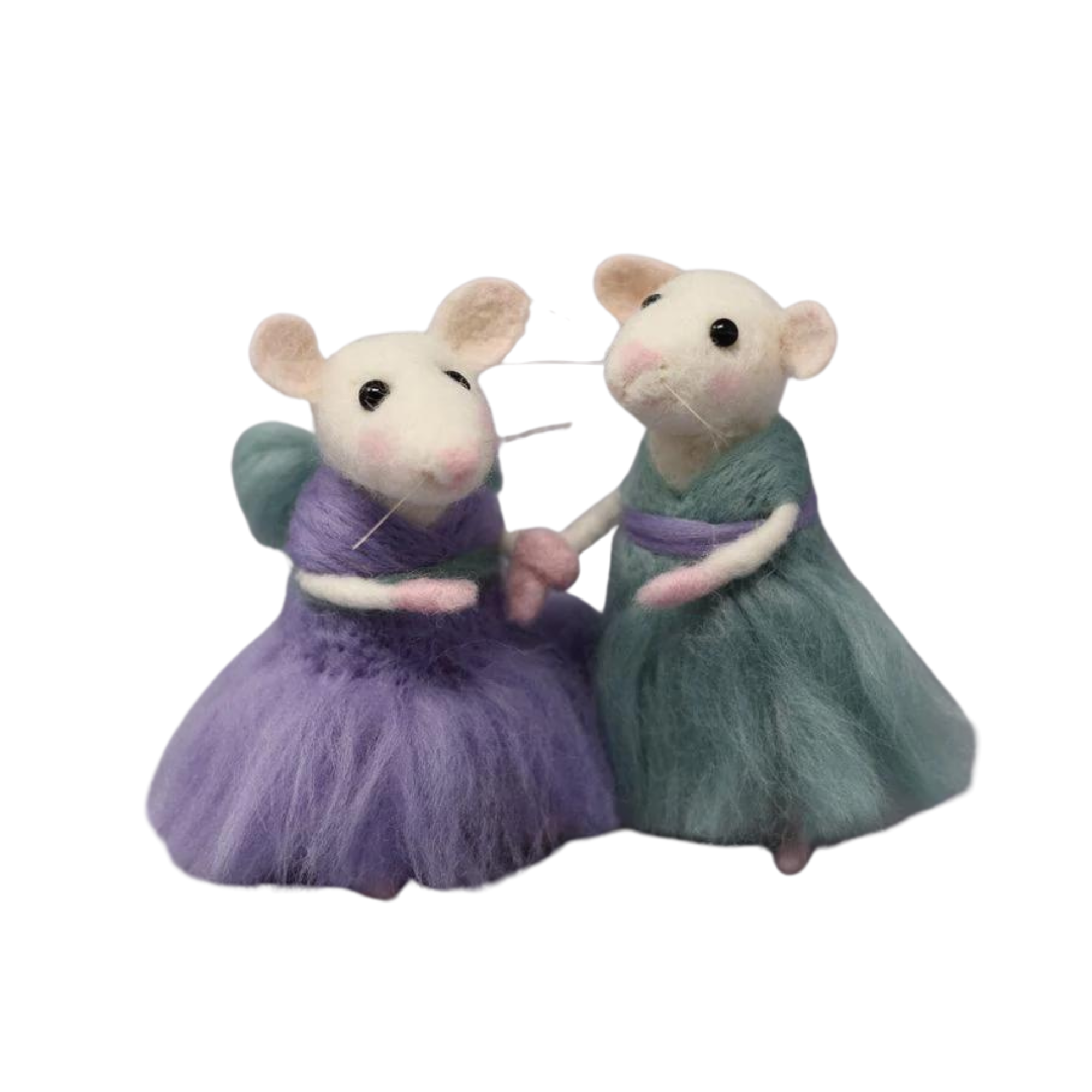 The Craft Kit Co. Poppy & Daisy Mice Needle Felting Craft Kit