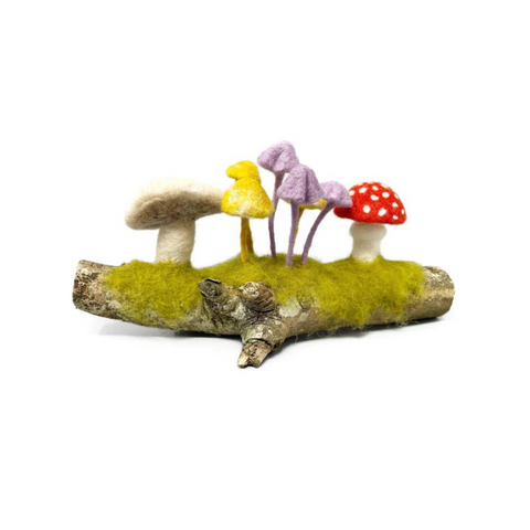 The Craft Kit Co Woodland Toadstools Needle Felting Craft Kit