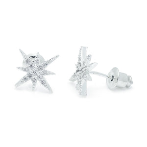 LIFE CHARMS STARBURST SILVER STUDS