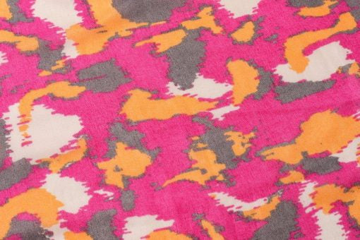 Scarf Ikat Marble – Fuchsia