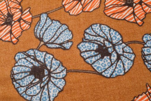 Scarf Zebra Poppies – Mustard