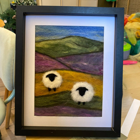 2 D Needle Felting Workshop  |   21st January 2025  |.  10.30am - 12.45pm