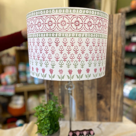 Indian Block Printed 30cm Lampshade   |  18th January 2025  |  10.30 -  1.30pm