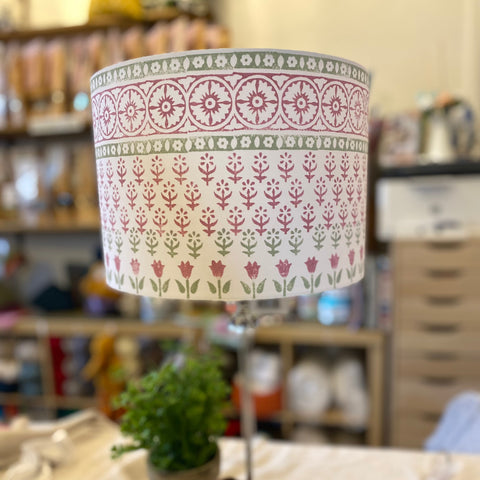 Indian Block Printed Lampshade   |  20th February 2025  |  10.30 -  1.30pm