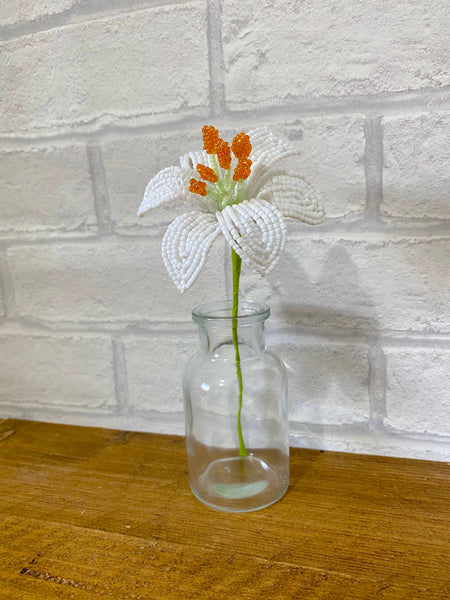 Lily Flower Bead Craft Kit -A creative gift idea.