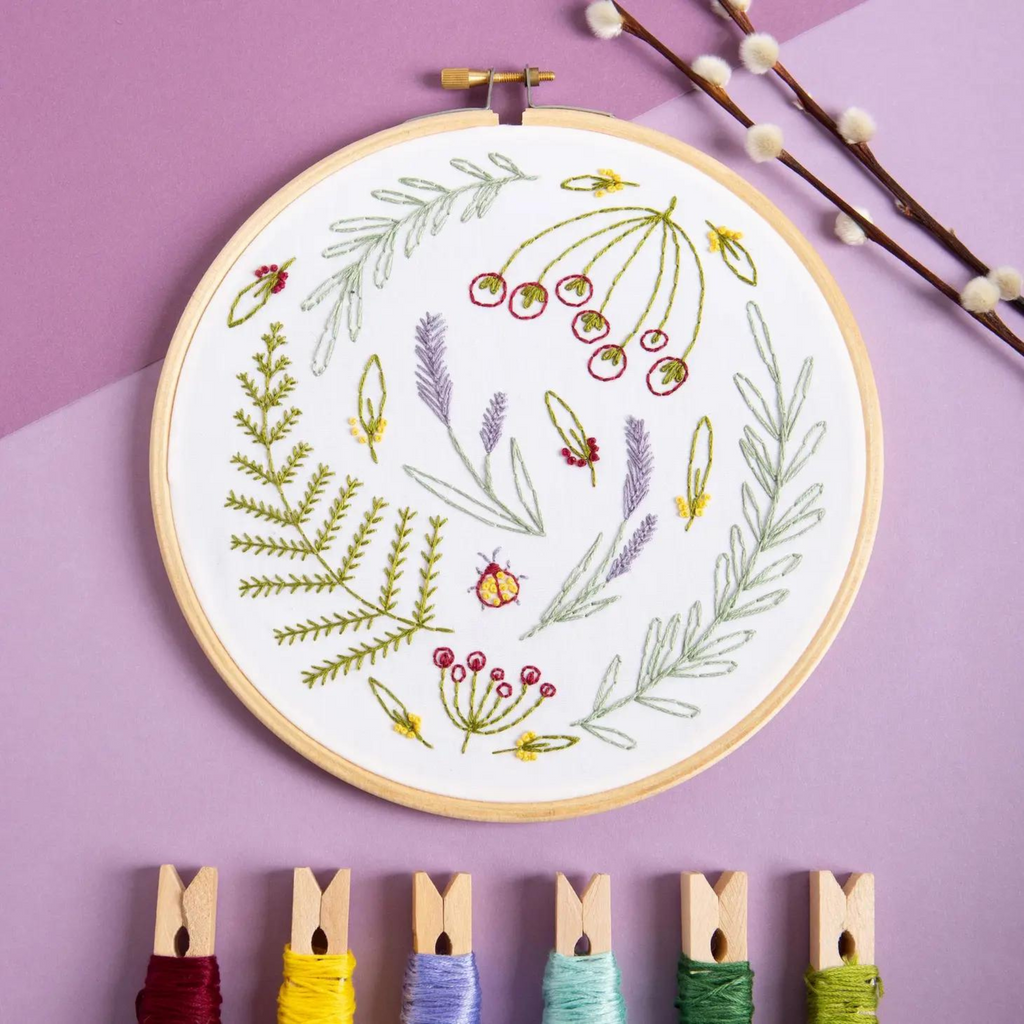 Celestial Bird Mini Embroidery Kit