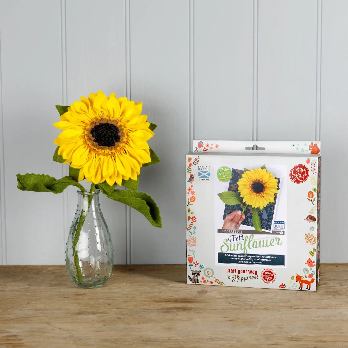 Felt Sunflower Craft Kit – Craft Corner and Gifts